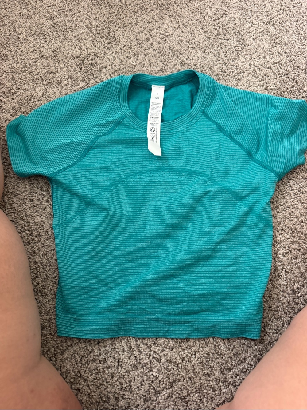 lululemon athletica Kids Short Sleeve Top - Teal Blue